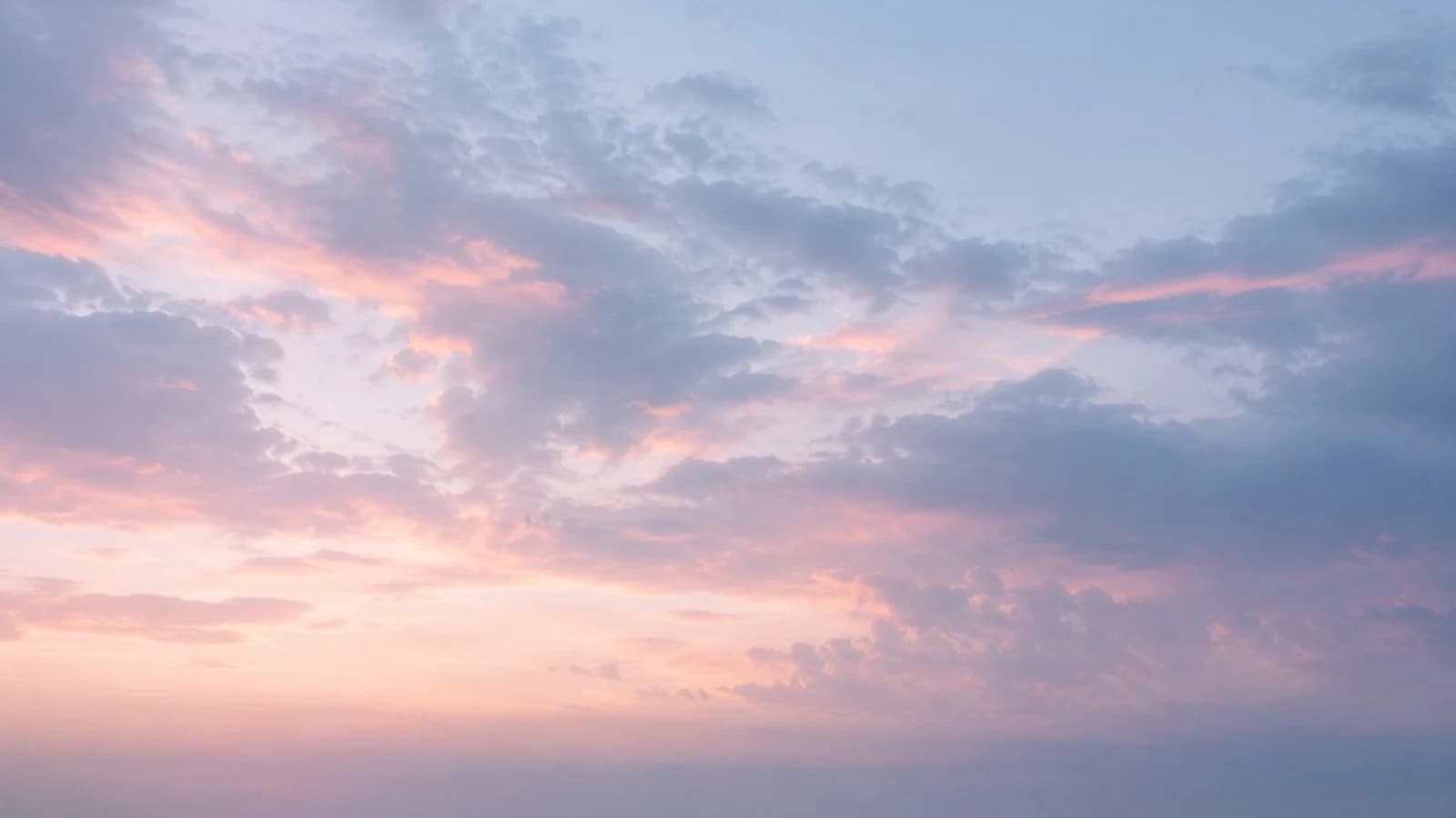 Coastal horizon at dawn